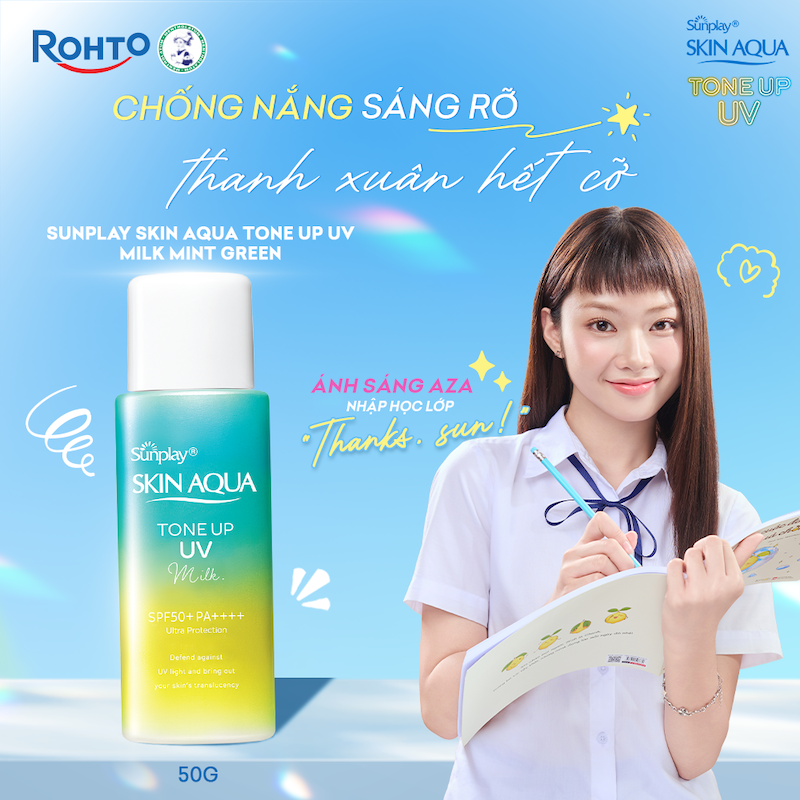 Sữa chống nắng hiệu chỉnh sắc da Mint Green SPF50<sup>+</sup>, PA++++